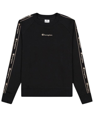 Bluza damska Champion CREWNECK SWEATSHIRT 114717KK001 Czarna - Sklep online Mastersport