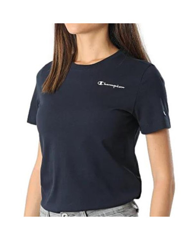 Koszulka damska Champion CREWNECK T-SHIRT 114912BS501 Niebieska - Sklep online Mastersport