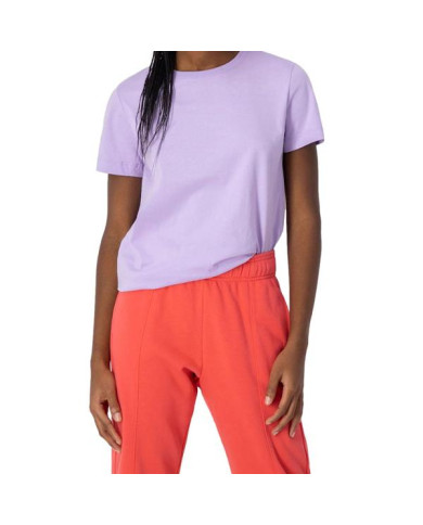 Koszulka damska Champion CREWNECK T-SHIRT 114912VS022 Fioletowa - Sklep online Mastersport