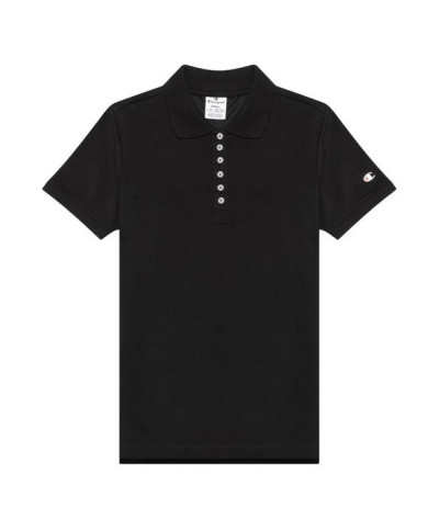 Koszulka damska Champion POLO 114918KK001 Czarna - Sklep online Mastersport