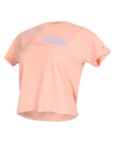 Bluza damska Champion CREWNECK CROPTOP 115148PS157 Różowa - Sklep online Mastersport