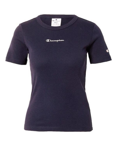 Koszulka damska Champion CREWNECK T-SHIRT 115430BS501 Niebieska - Sklep online Mastersport