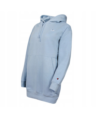 Bluza damska Champion MAXI HOODED SWEATSHIRT 115481BS096 Niebieska - Sklep online Mastersport