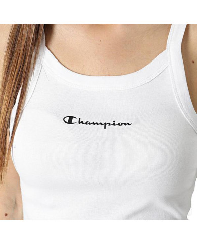 Koszulka damska Champion TANK TOP 116121WW001 Biała - Sklep online Mastersport