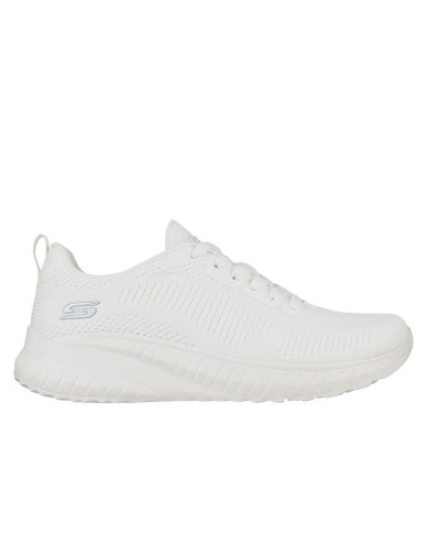 Buty damskie Skechers BOBS SQUAD CHAOS 117209OFWT Białe - Sklep online Mastersport