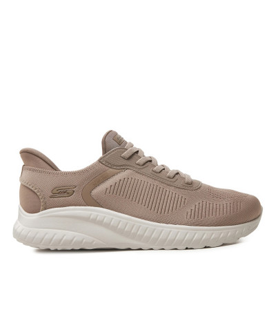 Buty damskie Skechers BOBS SQUAD CHAOS CURRENT MUSE 117497TPE Beżowe - Sklep online Mastersport