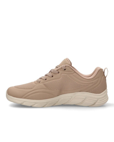 Buty damskie Skechers BOBS B FLEX LO - COOL EASE 117715TAN Beżowe - Sklep online Mastersport