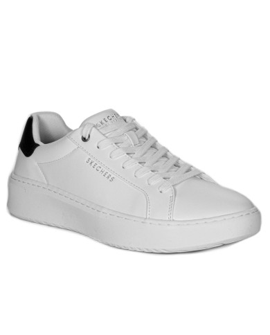 Buty męskie Skechers COURT BREAK SUIT SNEAKER 183175WHT Białe - Sklep online Mastersport