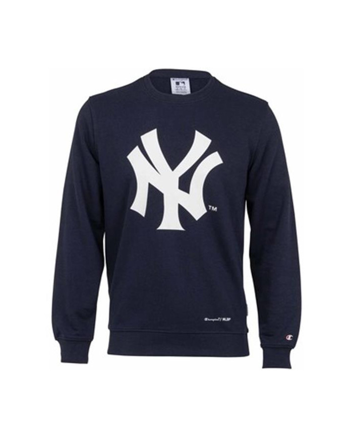 Bluza męska Champion CREWNECK SWEATSHIRT 214641BS501 Niebieska - Sklep online Mastersport