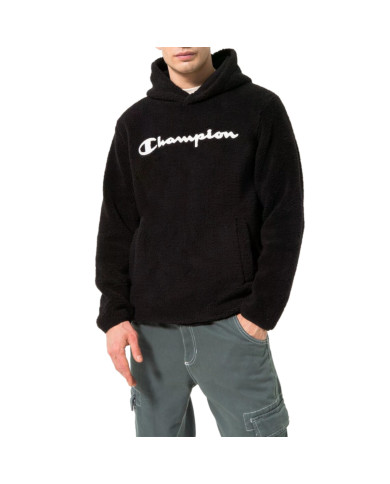 Bluza męska Champion HOODED TOP 214973KK002 Czarna - Sklep online Mastersport