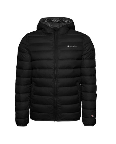 Kurtka męska Champion HOODED JACKET 216647KK001 Czarna - Sklep online Mastersport