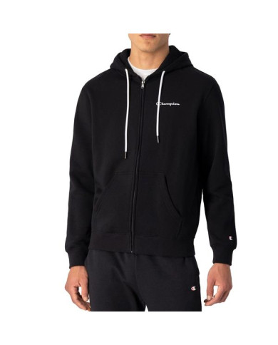 Bluza męska Champion HOODED FULL ZIP SWEAT 218289KK001 Czarna - Sklep online Mastersport