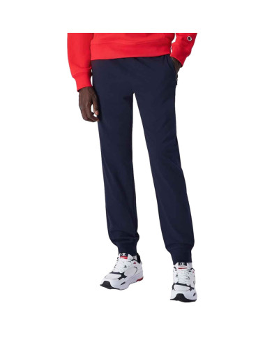 Spodnie męskie Champion RIB CUFF PANTS 220807BS501 Niebieskie - Sklep online Mastersport