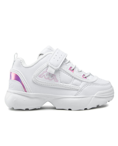 Buty dziecięce Kappa RAVE GC K 260782GCK1022 Białe - Sklep online Mastersport