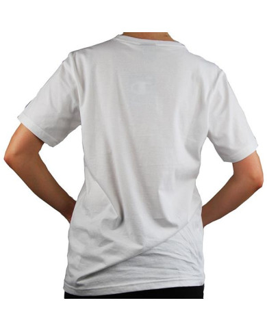 Koszulka dziecięca Champion CREWNECK T-SHIRT 305365WW001 Biała - Sklep online Mastersport