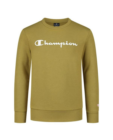 Bluza dziecięca Champion CREWNECK SWEATSHIRT 305905GS092 Zielona - Sklep online Mastersport