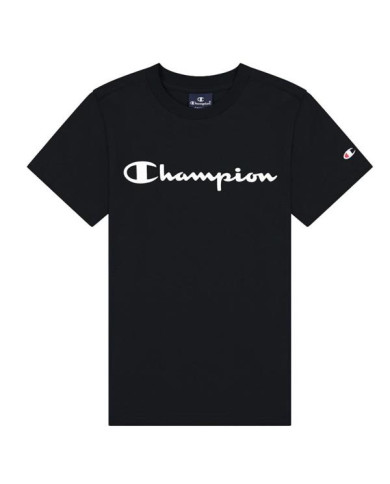 Koszulka dziecięca Champion CREWNECK T-SHIRT 305908KK001 Czarna - Sklep online Mastersport