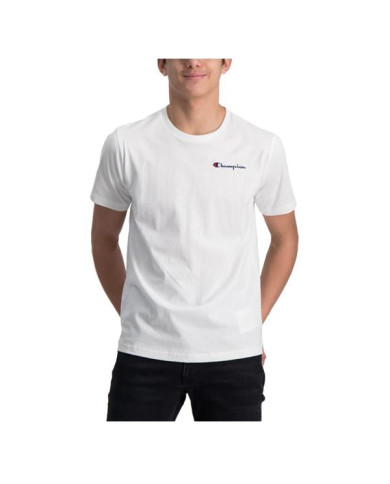 Koszulka dziecięca Champion CREWNECK T-SHIRT 305955WW001 Biała - Sklep online Mastersport