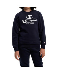 Bluza dziecięca Champion CREWNECK SWEATSHIRT 306172BS501 Niebieska - Sklep online Mastersport