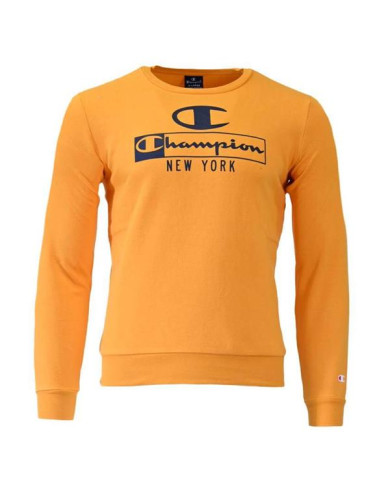 Bluza dziecięca Champion CREWNECK SWEATSHIRT 306172YS113 Żółta - Sklep online Mastersport