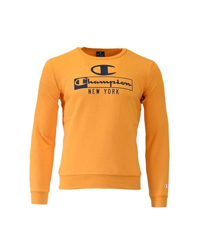 Bluza dziecięca Champion CREWNECK SWEATSHIRT 306172YS113 Żółta - Sklep online Mastersport