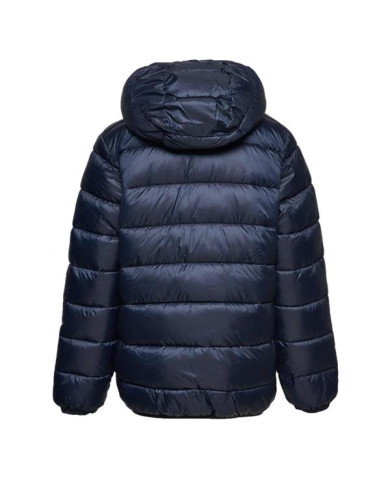 Kurtka dziecięca Champion HOODED JACKET 306197BS501 Niebieska - Sklep online Mastersport