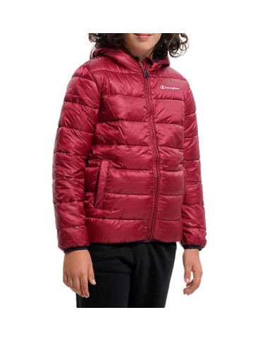 Kurtka dziecięca Champion HOODED JACKET 306197RS506 Czerwona - Sklep online Mastersport