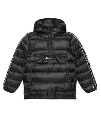 Kurtka dziecięca Champion HOODED JACKET 306199KK001 Czarna - Sklep online Mastersport