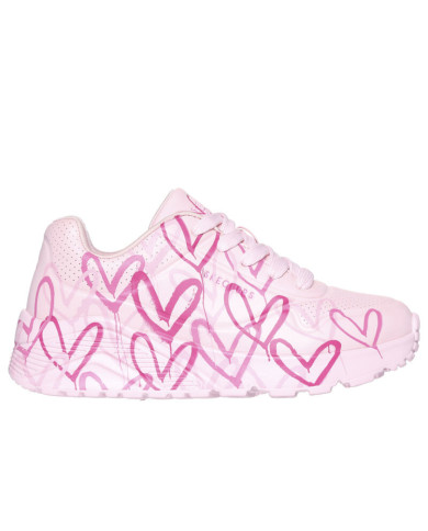 Buty dziecięce Skechers UNO LITE SPREAD THE JOY 314065LLPMT Różowe - Sklep online Mastersport