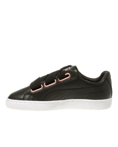Buty damskie Puma BASKET HEART LEATHER WMNS 36781702 Czarne - Sklep online Mastersport