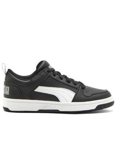 Buty dziecięce Puma REBOUND LAYUP LO SL JR 37049002 Czarne - Sklep online Mastersport
