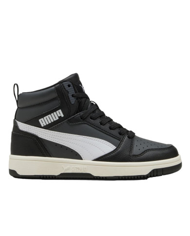 Buty dziecięce Puma REBOUND V6 MID JR 39383129 Czarne - Sklep online Mastersport