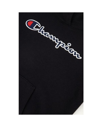 Bluza dziecięca Champion HOODED SWEATSHIRT 404330KK001 Czarna - Sklep online Mastersport