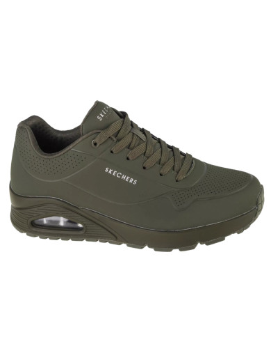 Buty męskie Skechers UNO STAND ON AIR 52458DKGR Zielone - Sklep online Mastersport