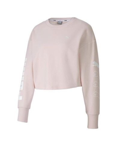 Bluza damska Puma REBEL CREW SWEAT TR 58175517 Różowa - Sklep online Mastersport