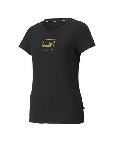 Koszulka damska Puma HOLIDAY TEE 58954701 Czarna - Sklep online Mastersport