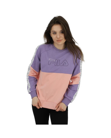 Bluza dziecięca Fila TEENS JUWEL TAPED 683318B240 Fioletowa - Sklep online Mastersport