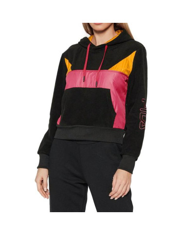 Bluza damska Fila PIPPA CROPPED HOODY W 683438A273 Czarna - Sklep online Mastersport