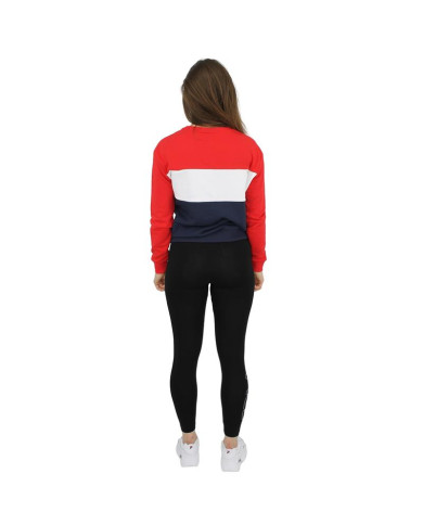 Bluza damska Fila LEAH CREW SWEAT W 687043G06 Czerwona - Sklep online Mastersport