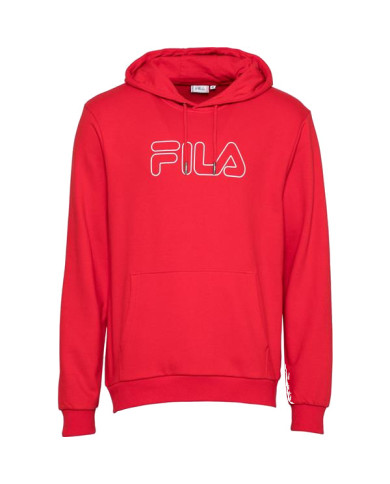 Bluza męska Fila LABAN HOODY M 687125006 Czerwona - Sklep online Mastersport