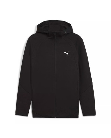 Bluza męska Puma EVOSTRIPE FZ HOODIE DK 68823101 Czarna - Sklep online Mastersport