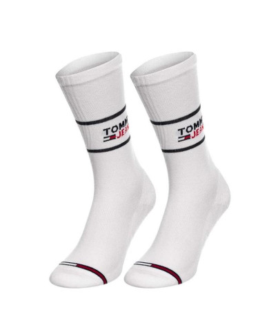 Skarpetki męskie Tommy Hilfiger TH UNI TJ SOCK 2P 701218704001 Białe - Sklep online Mastersport