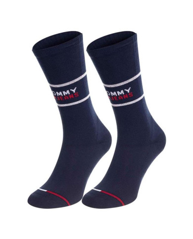 Skarpetki męskie Tommy Hilfiger TH UNI TJ SOCK 2P 701218704002 Niebieskie - Sklep online Mastersport