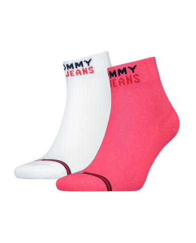 Skarpetki męskie Tommy Hilfiger TH UNI TJ QUARTER 2P 701218956009 Białe - Sklep online Mastersport