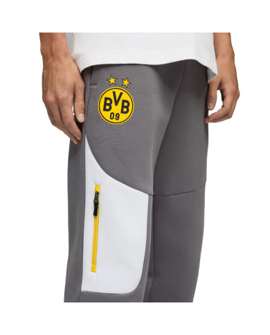 Spodnie męskie Puma BVB PUMATECH SWEATPANTS 78170021 Szare - Sklep online Mastersport