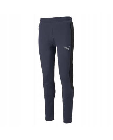 Spodnie dziecięce Puma EVOSTRIPE PANTS 84740443 Niebieskie - Sklep online Mastersport