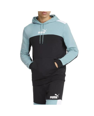 Bluza męska Puma ESS+ BLOCK HOODIE TR 84742850 Niebieska - Sklep online Mastersport