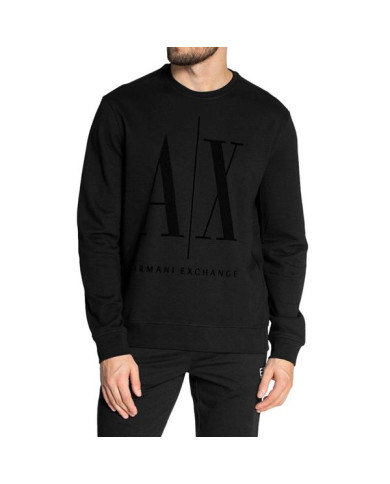 Bluza męska Armani Exchange FELPA 8NZMPD-ZJ1ZZ-1200 Czarna - Sklep online Mastersport