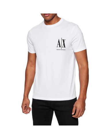 Koszulka męska Armani Exchange T-SHIRT 8NZTPH-ZJH4Z-1100 Biała - Sklep online Mastersport