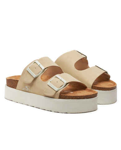 Klapki damskie ONeill PLATFORM SLIDER WOMEN LOW 9024101973D Beżowe - Sklep online Mastersport